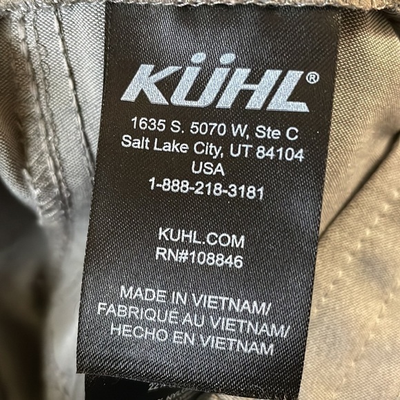 KUHL NWOT Nylon Capri Pants Size 12 - Picture 10 of 10